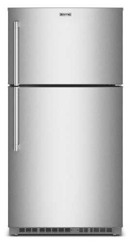 Rent to own Maytag - 21 Cu. Ft. Top-Freezer Refrigerator with Factory-Installed Ice Maker - Fingerprint-Resistant Stainless Finish
