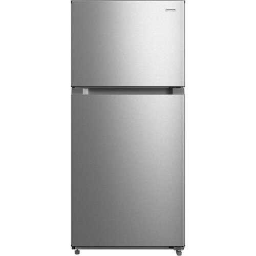 Rent to own Frigidaire - 19 Cu. Ft. Garage Ready Top Freezer Refrigerator - Stainless Steel