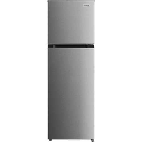 Rent to own Frigidaire - 10 Cu. Ft. Garage Ready Top Freezer Apartment-Size Refrigerator - Fingerprint-Resistant Stainless Steel Look