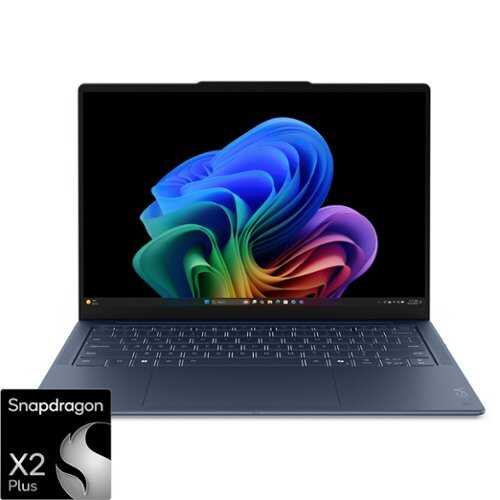 Rent to own Lenovo - Yoga Slim 7x- Copilot+ PC - 14" 2K OLED Touchscreen Laptop- Snapdragon X2 Plus X2P-42-100 2026 - 16GB Memory- 512GB SSD - Cosmic Blue
