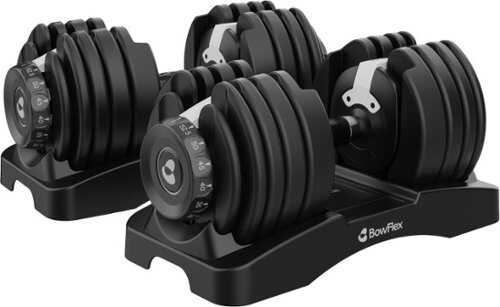 Rent to own BowFlex - SelectTech 52 Dumbbells (Pair) - Black