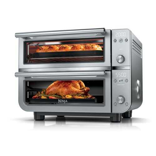 Rent to own Ninja - Double Oven Pro Smart XL Countertop Oven & Air Fryer - Stainless Steel