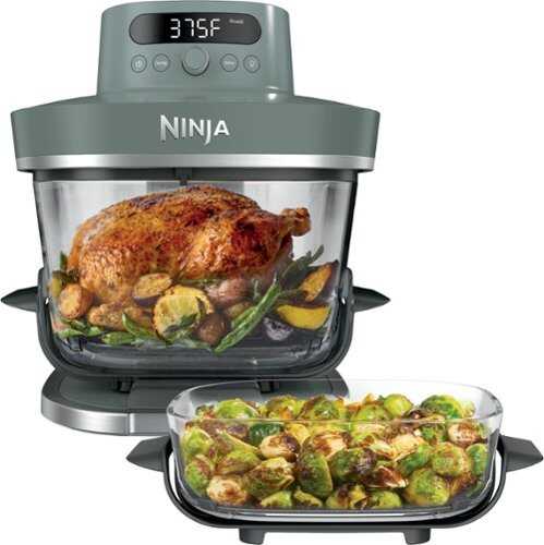 Rent to own Ninja - Crispi Pro 6-in-1 Countertop Glass Air Fryer - Ash Gray