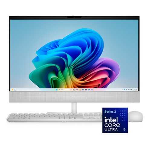 Rent to own Dell - 24" 2K IPS Touchscreen All-in-One - Intel Core Ultra 5 322 2026 - 16GB Memory - 512GB Storage - Copilot+ PC - Light Ash