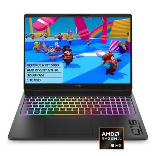 Rent to own HyperX - OMEN MAX 16" 240Hz 2.5K OLED Gaming Laptop - AMD Ryzen AI 9 HX 475 (2026) - 32GB RAM - NVIDIA GeForce RTX 5080 - 1TB SSD - Shadow Black