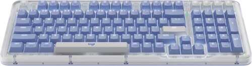Rent to own Logitech - Alto Keys K98M Full-size Wireless Mechanical keyboard with Backlit keys for PC, Mac, Laptops - Lilac