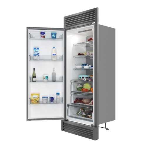 Rent to own Forno Appliances - Maderno 13.6 Cu. Ft. Built-In Upright Convertible Freezer with Decorative Grill - Stainless Steel