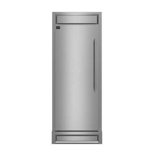Rent to own Forno Appliances - Maderno 13.6 Cu. Ft. Built-In Convertible Refrigerator/Freezer with Decorative Grill - Stainless Steel