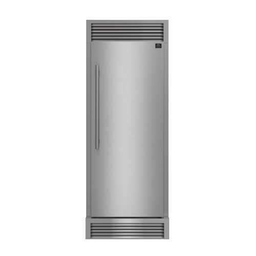 Rent to own Forno Appliances - Maderno 13.6 Cu. Ft. Built-In Upright Convertible Freezer with Decorative Trim and Right Swing Door - Stainless Steel