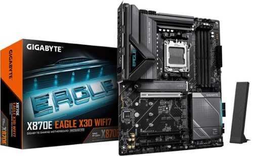 Rent to own GIGABYTE - X870E EAGLE X3D WF7 (Socket AM5) AMD ATX DDR5 Motherboard - Black