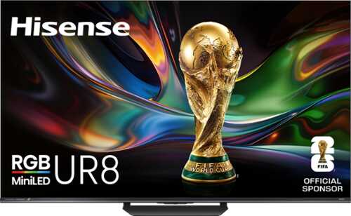 Rent to own Hisense - 85" Class UR8 RGB MiniLED Series UHD 4K HDR Smart Google TV (2026)