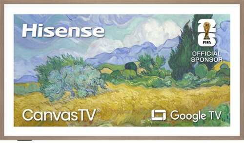 Rent to own Hisense - 55" Class S7 Canvas Series Smart Google TV 4K QLED Smart Google TV with Hi-Matte Display and UltraSlim Wall Mount (2026)