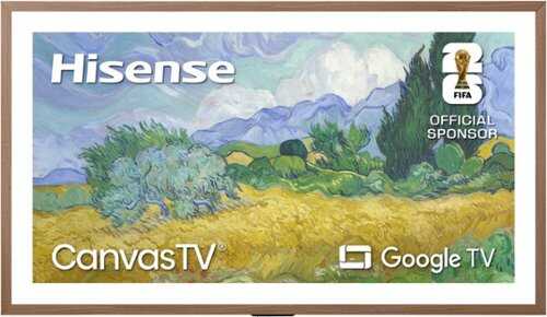 Rent to own Hisense - 50" Class S7 Canvas Series Smart Google TV 4K QLED Smart Google TV with Hi-Matte Display and UltraSlim Wall Mount (2026)