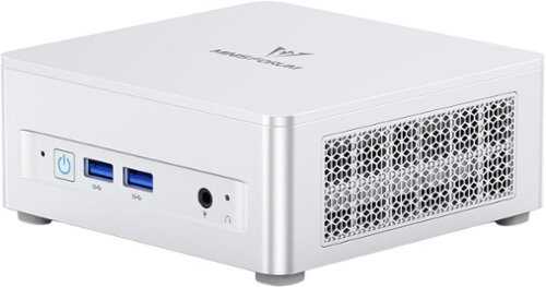 Rent to own Minisforum - UM870 Slim Mini Desktop PC, AMD Ryzen 7 8745H, 16 GB RAM, 512 GB SSD Storage - Silver