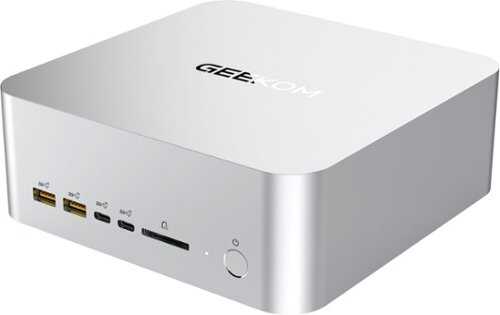 Rent to own GEEKOM - A9 Mega mini PC AMD Ryzen™ AI Max Series 395 processor, Radeon™ 8060S Graphics,128GB Quad-Channel RAM, 2TB SSD Storage - Silver