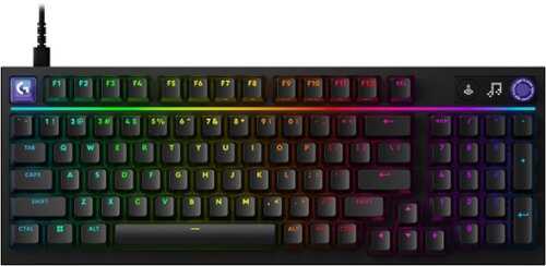 Rent to own Logitech - G316 X 98 Gaming Wired RGB LIGHTSYNC Keyboard with Hot-Swappable Linear Switches and Gasket Structure for PC - Black