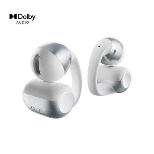 Rent to own Shokz - OpenDots 2 Open-Ear Clip-On True Wireless Bluetooth Earbuds - Gray