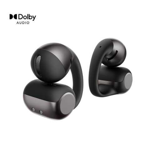 Rent to own Shokz - OpenDots 2 Open-Ear Clip-On True Wireless Bluetooth Earbuds - Black