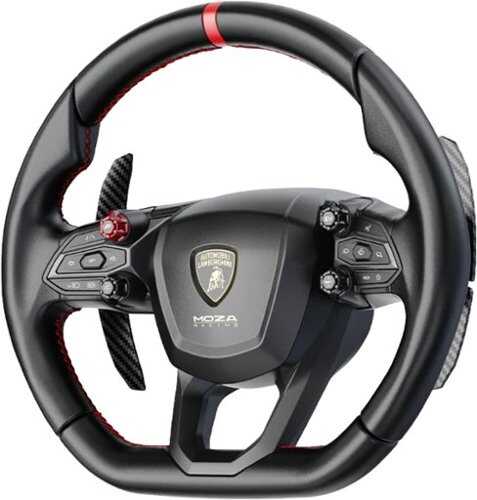 Rent to own Moza Racing - Lamboghini Revuelto Sim Racing Steering Wheel for Windows - Black