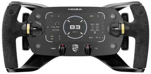 Rent to own Moza Racing - Porsche Mission R Steering Wheel for Windows - Black