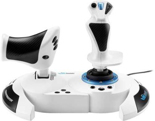 Rent to own Thrustmaster - T.Flight Hotas 5 Microsoft Flight Simulator Controller Joystick & Throttle PS5 PS4 Windows Official MS Flight Sim - White