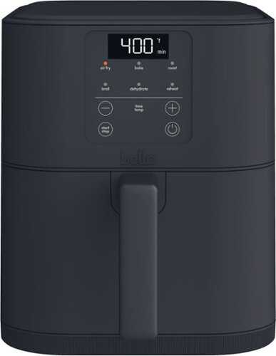 Rent to own Bella - Fits-anywhere Kitchenware: 6-qt. Slim Air Fryer - Slate