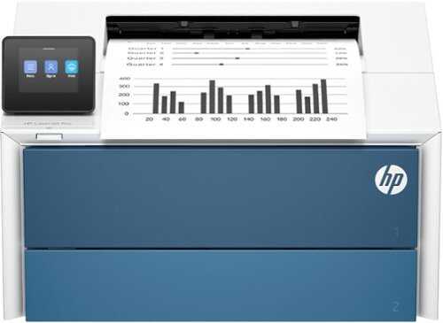 Rent to own HP - LaserJet Pro 4006dw Wireless AI-Enabled Black-and-White Laser Printer - White