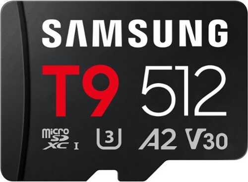 Rent to own Samsung - microSDXC T9 512GB, Read/Write Speeds Up to 200/130 MB/s (MB-MH512T/WW)