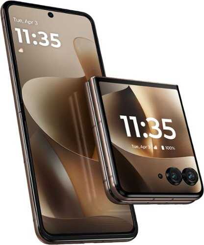 Rent to own Motorola - razr ultra 2026 512GB (Unlocked) - PANTONE Cocoa