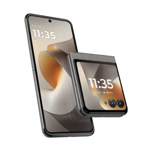 Rent to own Motorola - razr 2026 256GB (Unlocked) - PANTONE Hematite