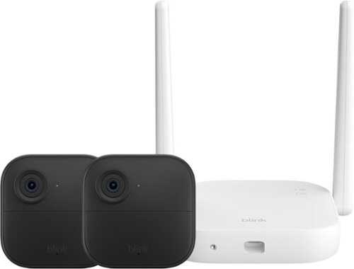 Rent to own Blink - Outdoor XR+ — Extended Range Wireless Outdoor 4 Camera with 10x security coverage — 2 camera system - Black