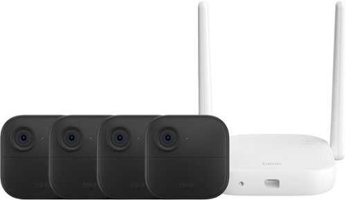 Rent to own Blink - Outdoor XR+ — Extended Range Wireless Outdoor 4 Camera with 10x security coverage — 4 camera system - Black