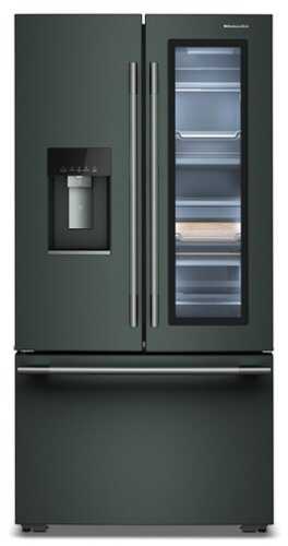 Rent to own KitchenAid - 23.8 Cu. Ft. French Door Counter-Depth Refrigerator with ClearVue - Juniper