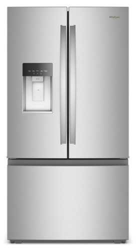 Rent to own Whirlpool - 23.4 Cu. Ft. 3-Door French Door Counter-Depth Refrigerator - Fingerprint-Resistant Stainless Finish