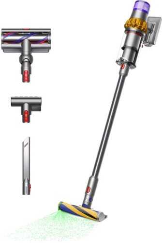 Rent to own Dyson - V15 Detect Cordless Vacuum - Yellow/Nickel