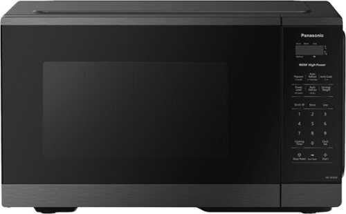 Rent to own Panasonic - Countertop Microwave Oven, 900W, 0.9 Cu. Ft - Black Stainless Steel