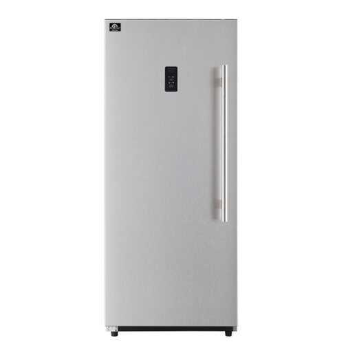 Rent to own Forno Appliances - Fortezza 14 Cu. Ft. Left-Swing Freezer with Automatic Ice Maker - Stainless Steel