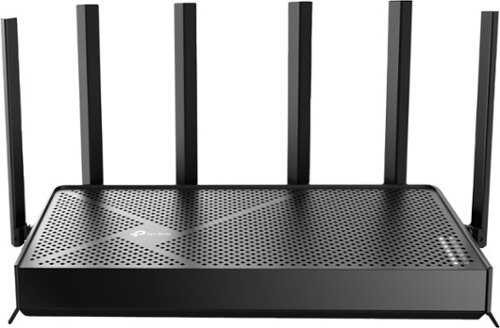 Rent to own TP-Link - Archer BE9500 Tri-Band Wi-Fi 7 Router plus 1 Year of HomeShield Premium Service - Black