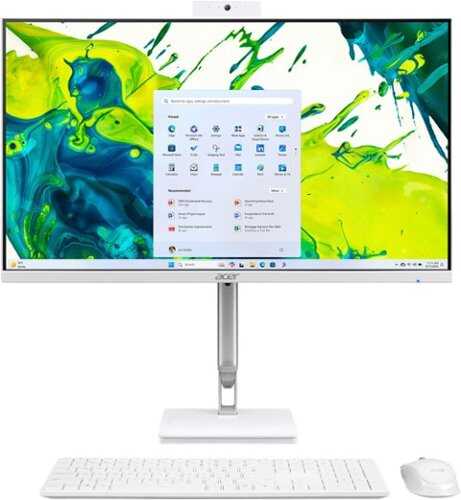 Rent to own Acer - Aspire C24 AIO Desktop – 23.8” FHD 144Hz Display - Intel Core Ultra 5 processor 125H 2023 - 16GB Memory - 512GB Storage - White