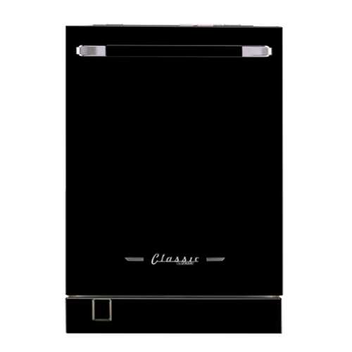 Rent to own Unique Appliances - 24" Classic Retro Panel Ready Top Control Dishwasher, 42 dBa - Midnight Black