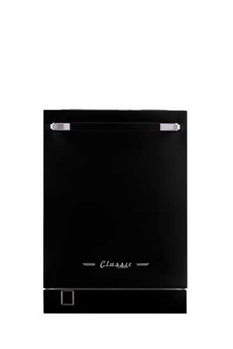 Rent to own Unique Appliances - 24" Classic Retro Panel Ready Top Control Dishwasher, 42 dBa - Matte Black