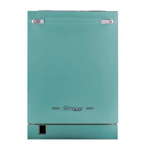 Rent to own Unique Appliances - 24" Classic Retro Panel Ready Top Control Dishwasher, 42 dBa - Ocean Mist Turquoise