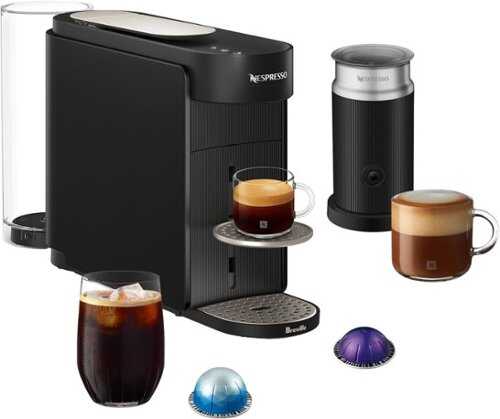 Rent to own Nespresso - Vertuo UP Espresso Machine Bundle by Breville - Black