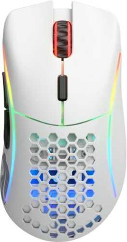 Rent to own Glorious - Model D Lightweight Wireless Optical Gaming Mouse with Customizable RGB - Wireless - White