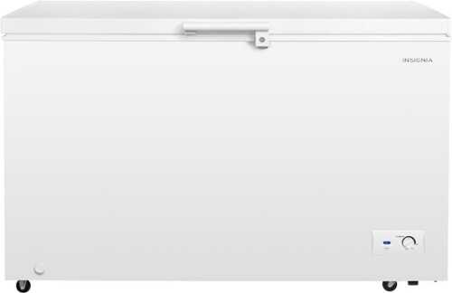Rent to own Insignia™ - 13.1 Cu. Ft. Manual Defrost Garage-Ready Chest Freezer - White