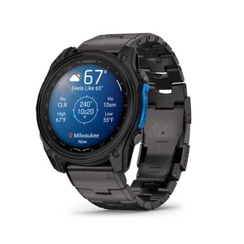 Rent to own Garmin - D2 Mach 2 Avaition GPS Smartwatch 51 mm Fiber-reinforced polymer - Carbon Gray DLC Titanium - (2025)