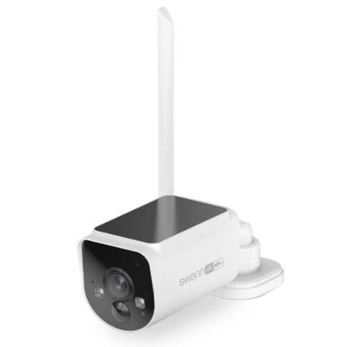 Rent to own Swann - MaxRanger4K v2 Solar Wireless Security Camera - 1 Pack Color Box - Black