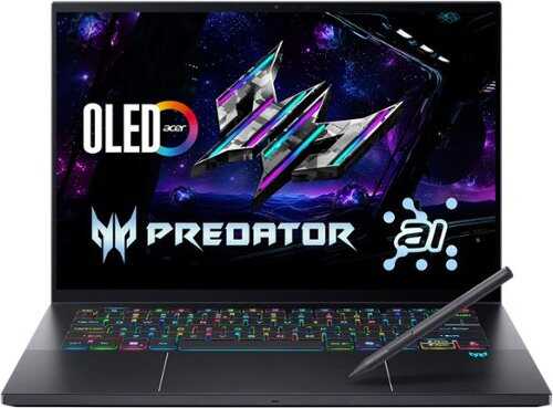 Rent to own Acer - Predator Triton – 14.5" OLED Gaming Laptop - Intel Core Ultra 9 288V 2024 - NVIDIA RTX 5070 – 32GB Memory – 1TB Storage - Charcoal Black