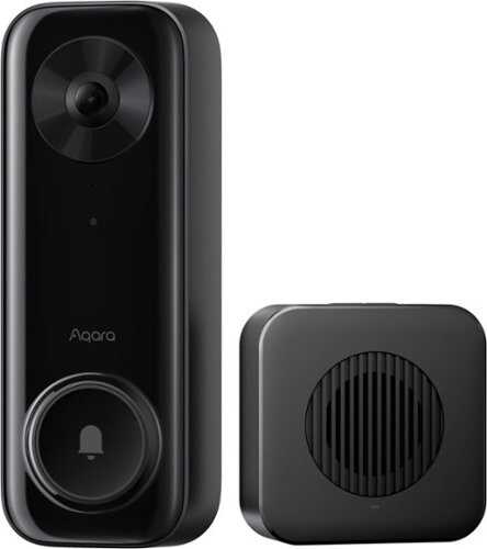 Rent to own Aqara - G400 Select, Wired 2k, Head to Toe Video Doorbell, Wi-Fi 6, Dual PoE / 8-24v Power, Local Storage, No Subscription - Black