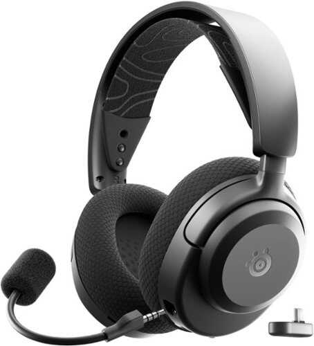 Rent to own SteelSeries - Arctis Nova 3 Wireless Over-the-Ear Gaming Headset with 2.4Ghz/Bluetooth for PC, PS5/PS4, and Switch - Black